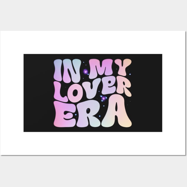 In My Lover Era Groovy Retro Wall Art by masterpiecesai